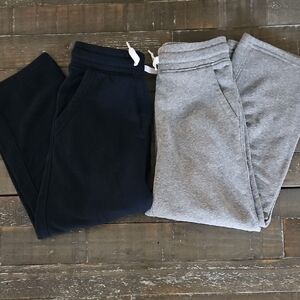 Kids' Navy and Gray Sweatpants